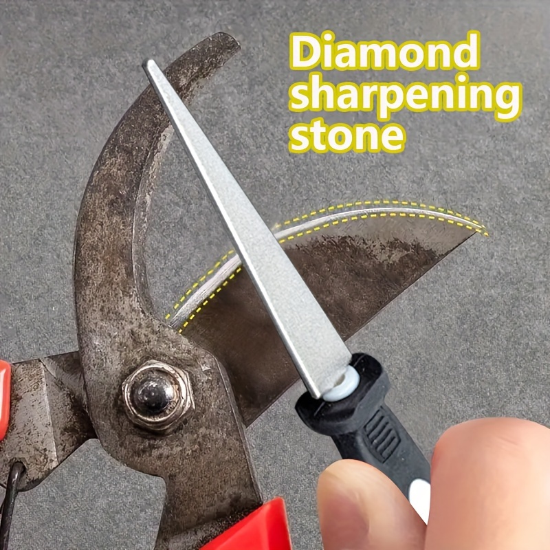 Garden Shredder Chipper - Diamond Sharpener Sharpener Metal Double Sand