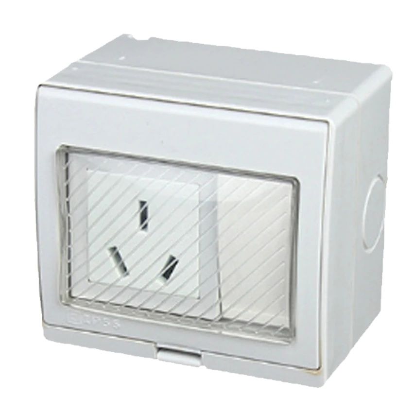 Outdoor Power Outlet Extension - Waterproof AU 16A 250V 1Way IP55