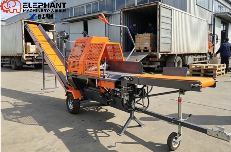 Log Splitter Electric - Heavy‑Duty 3‑Point Hitch Log Splitter Firewood