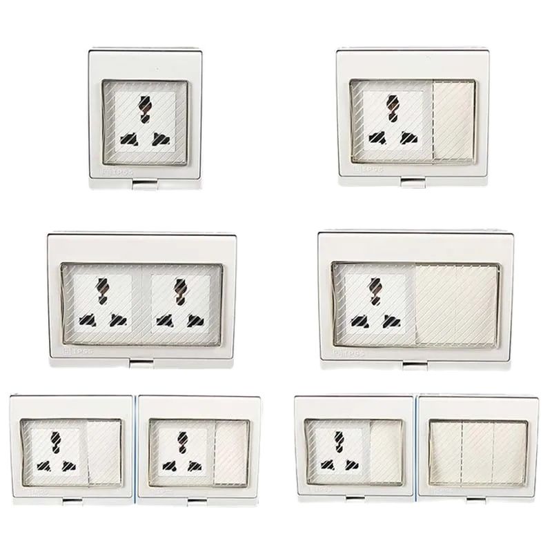 Outdoor Power Outlet Extension - 1PCS White AU UK EU US
