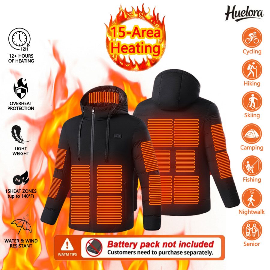 Outdoor Power Bank - Huelora 11 Area Heated Jacket Men