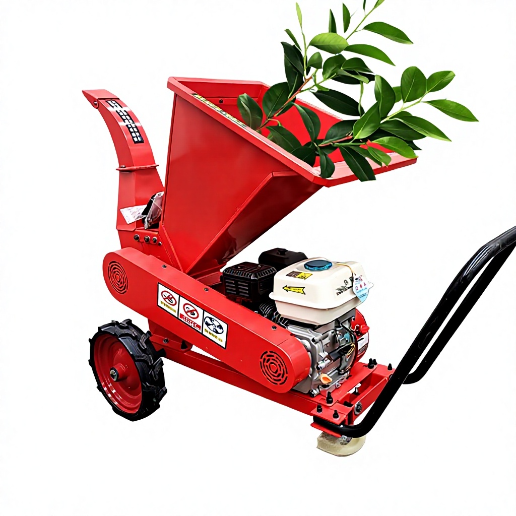 Garden Shredder Chipper - Wood Chipper Shredder, Electric Start Heavy