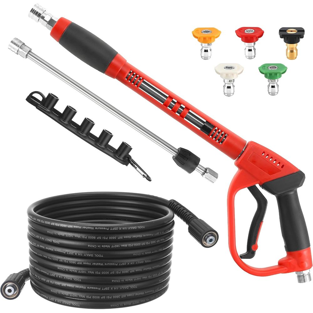 Washer Gun and Hose Kit, 25ft  - Power Washer Gun Replacement 评论和价格
