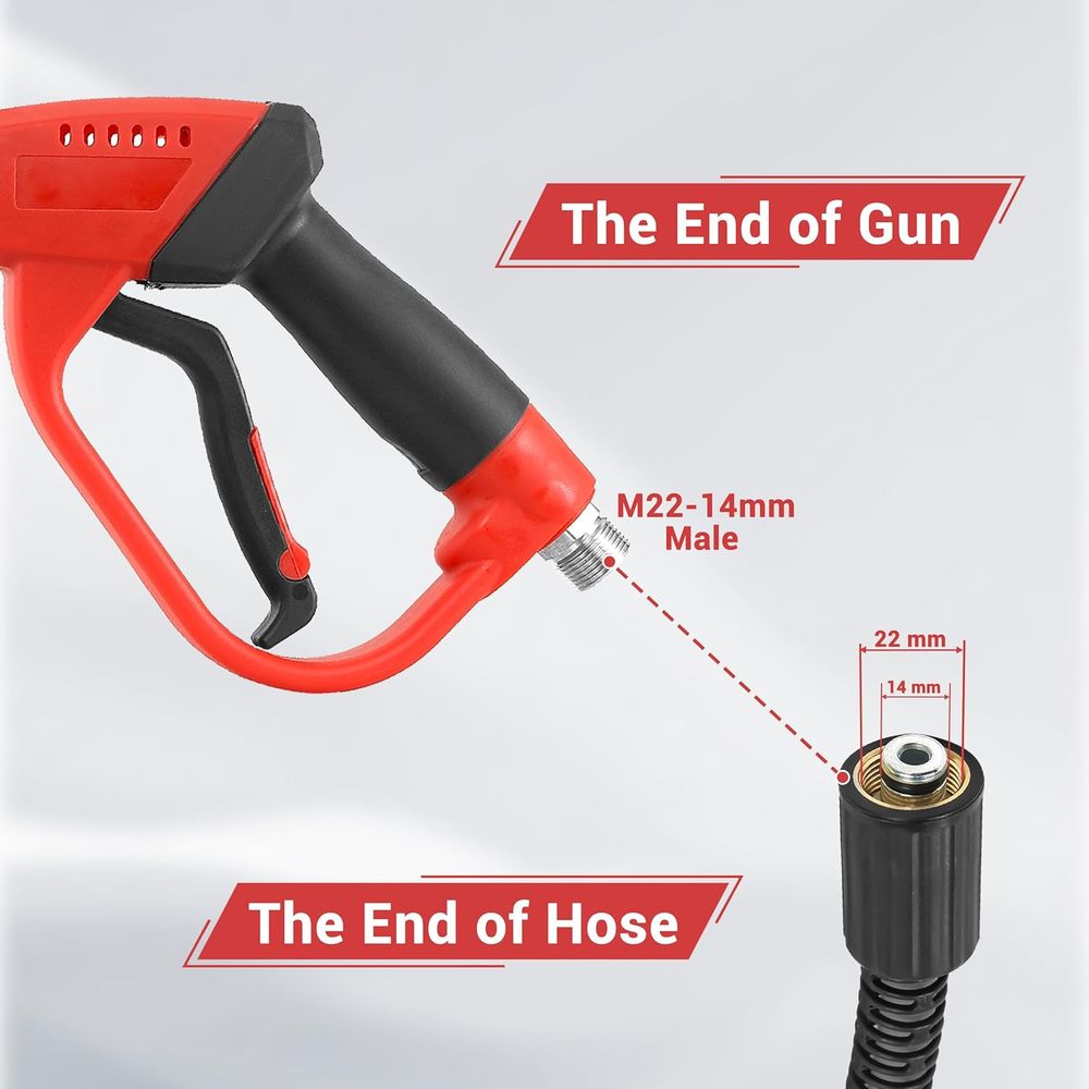Washer Gun and Hose Kit, 25ft  - Power Washer Gun Replacement 评论和价格