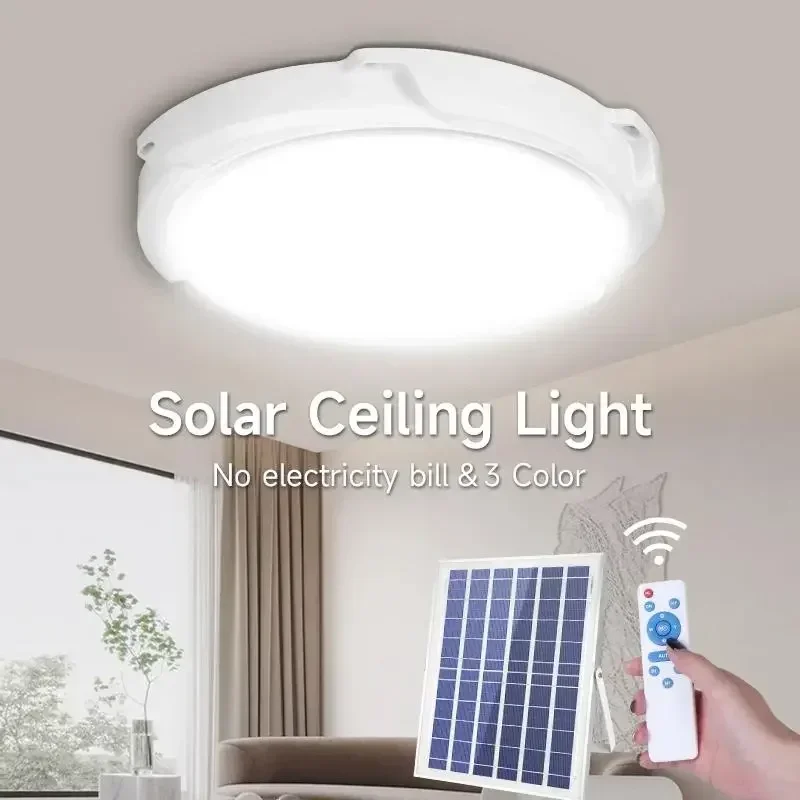 60/500W LED Solar Ceiling Ligh - Outdoor Power Line 评论和价格