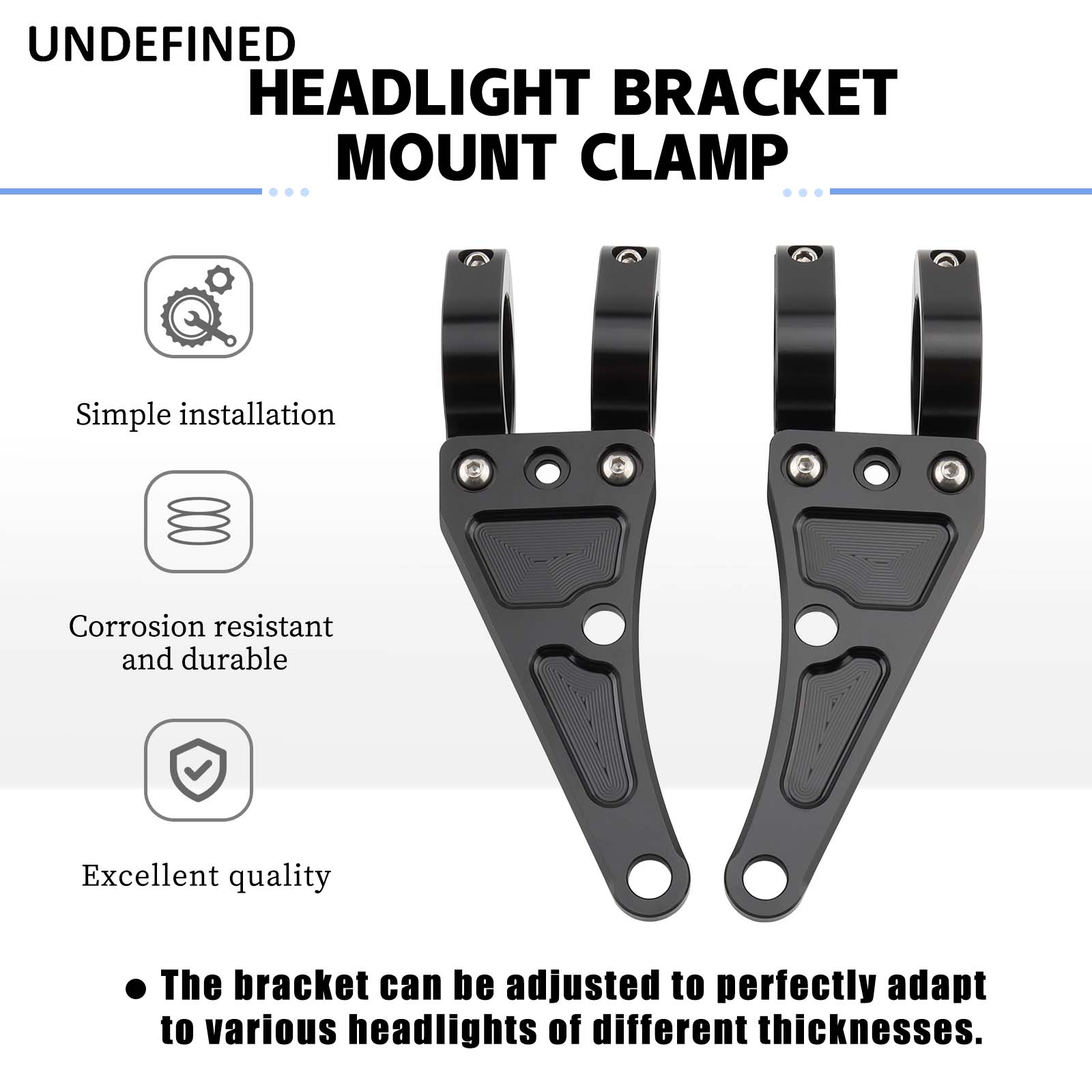 33mm-58mm Headlight Bracket Mo - Outdoor Power New Roads 评论和价格