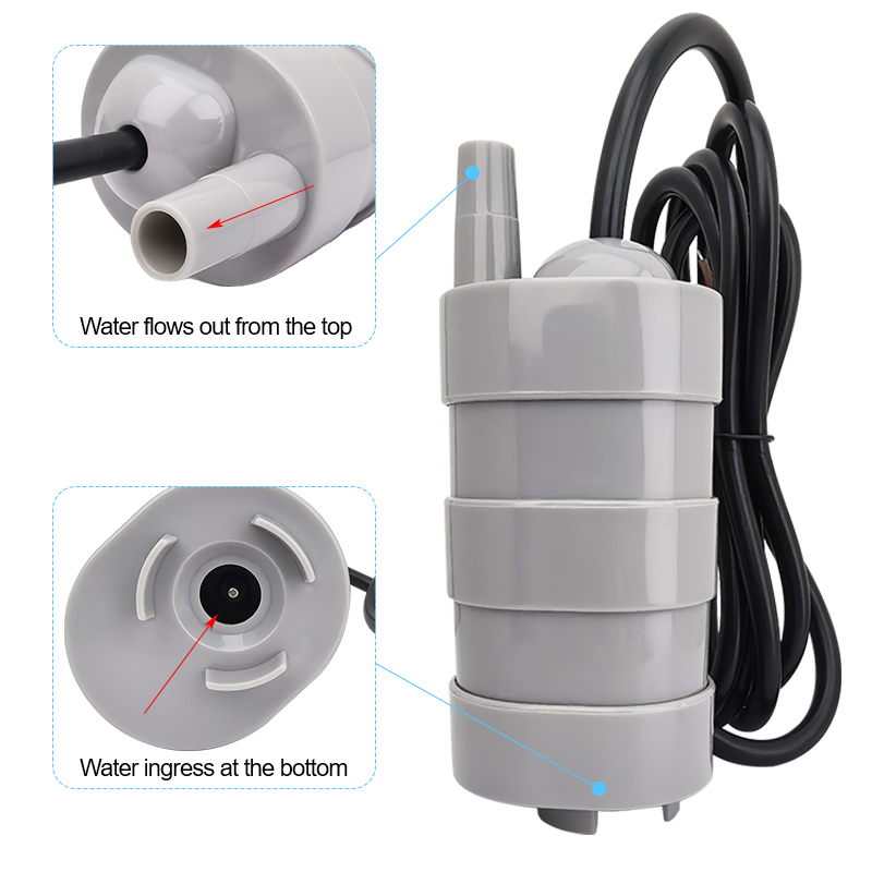 Portable DC12V/24V 1000L/H Bru - Water Pump Submersible 评论和价格