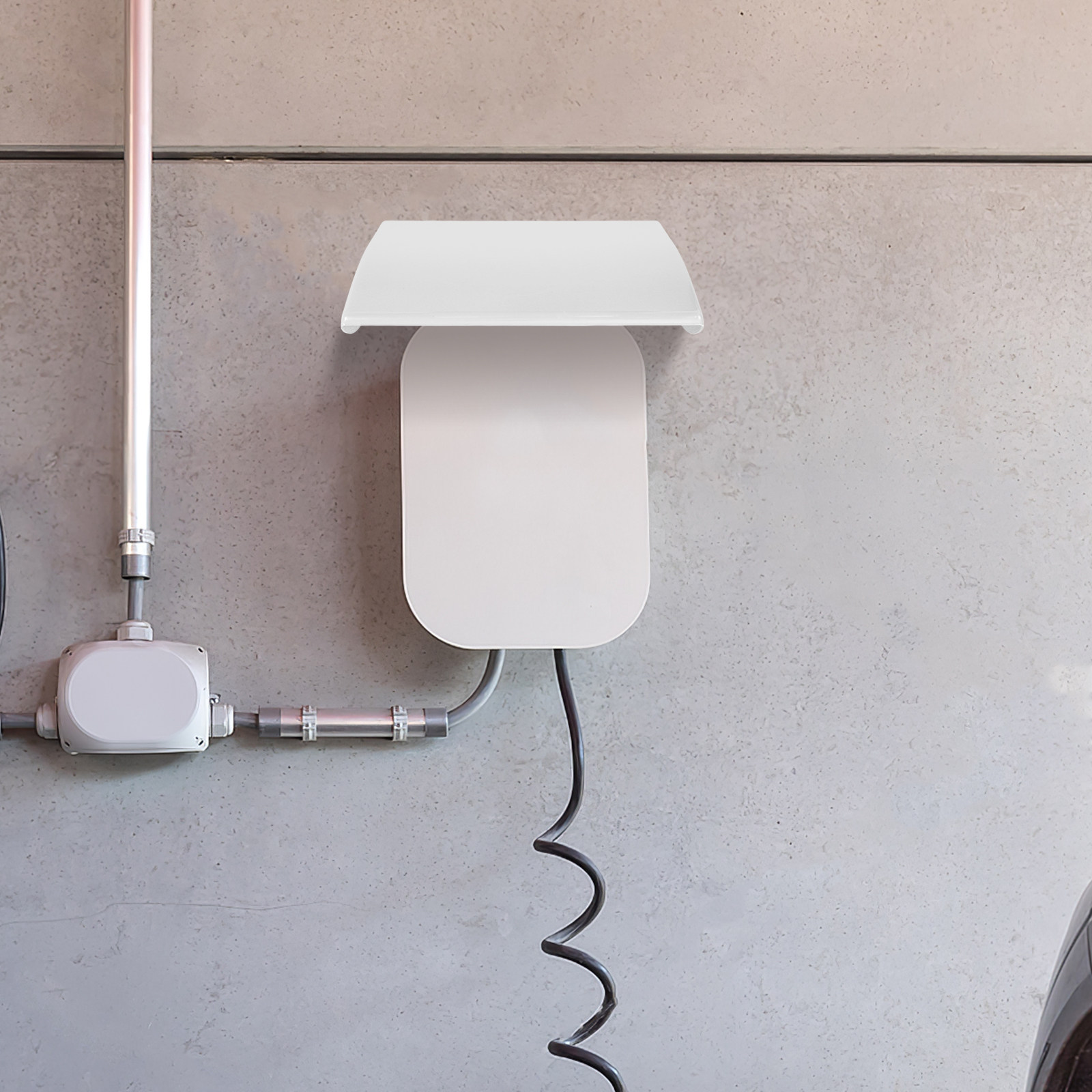 White Outdoor Ev Charging Pile - Outdoor Usb Power Supply 评论和价格