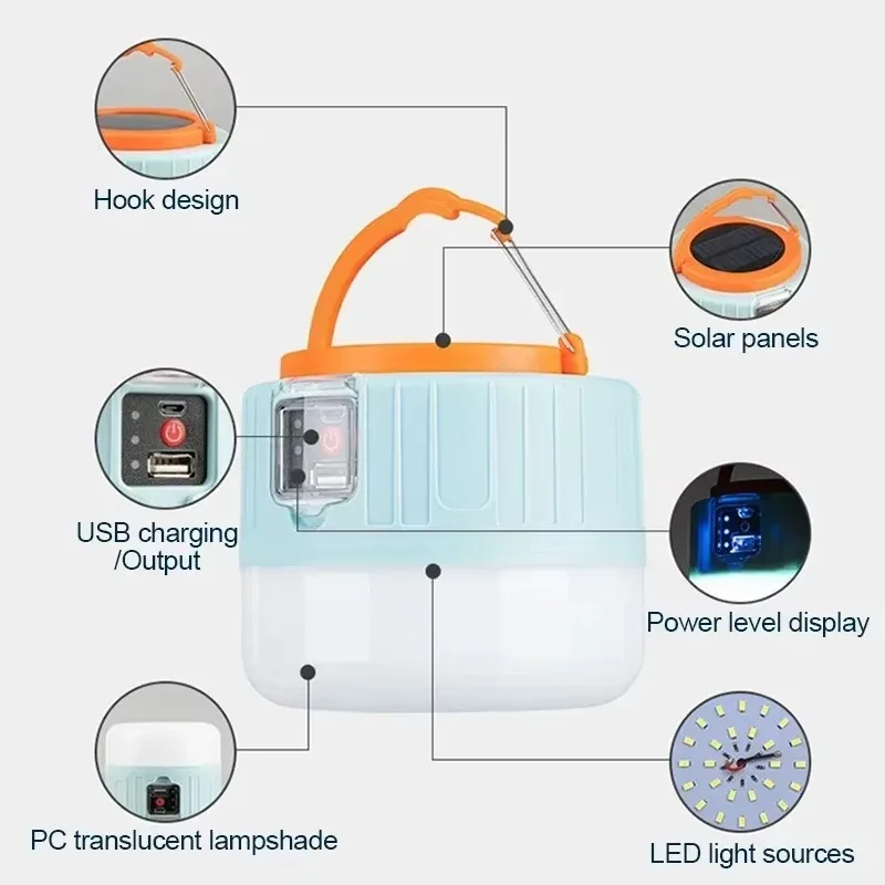 Solar Camping Lantern Recharge - Outdoor Power Bank 评论和价格