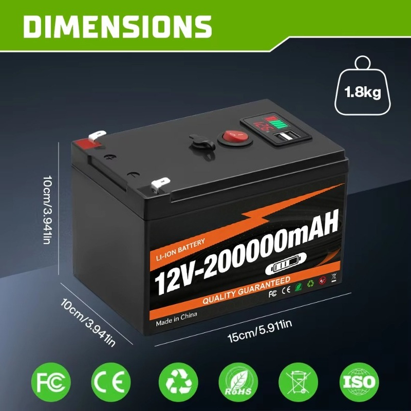 12V 200000mAh Rechargeable Lit - Outdoor Power Pack 评论和价格