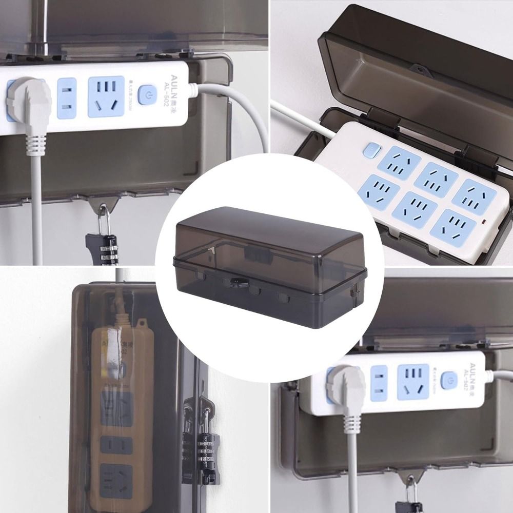 Durable Plastic Plug Box Anti- - Outdoor Power Outlet Extension 评论和价格