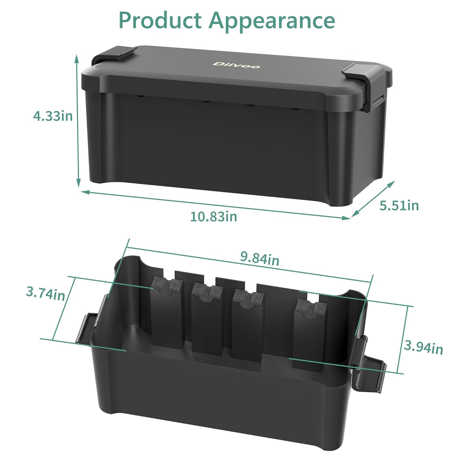 Diivoo Outdoor Waterproof Elec - Outdoor Power Outlet Extension 评论和价格
