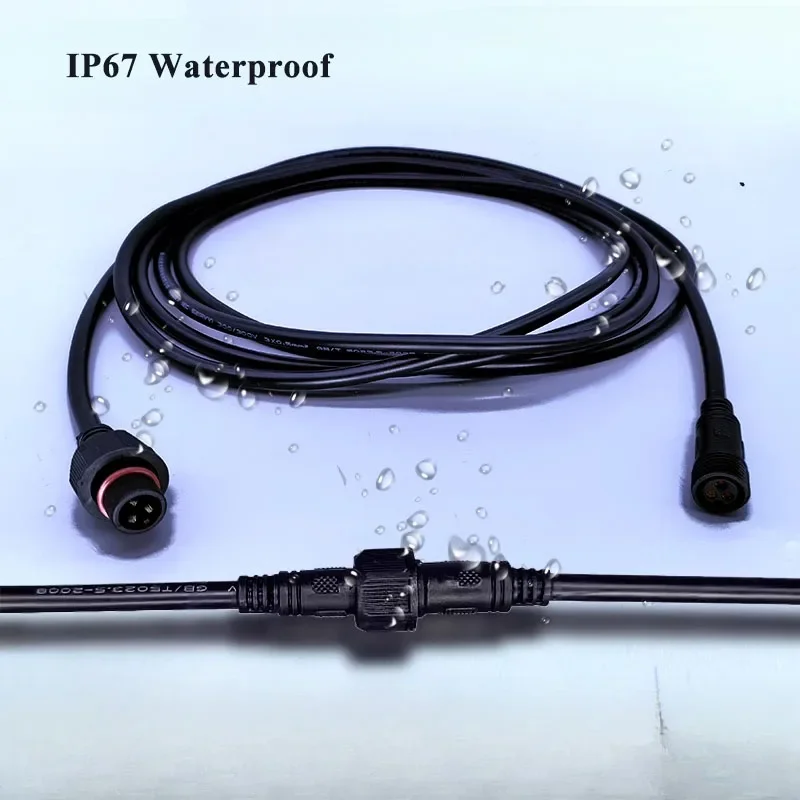 IP67 Waterproof 2 3 4 5 6 7 8  - Outdoor Power Line 评论和价格