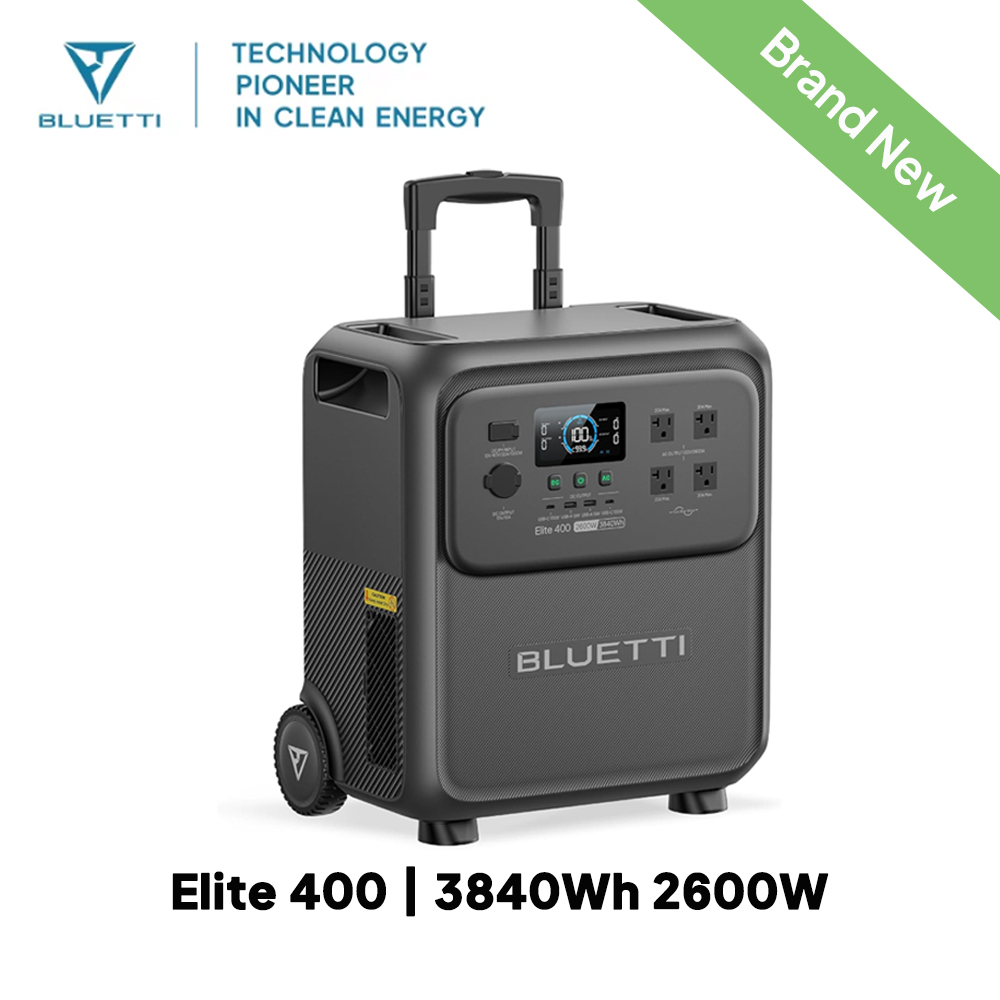 BLUETTI Elite 400 2600W 3840Wh - Outdoor Power Pack 评论和价格