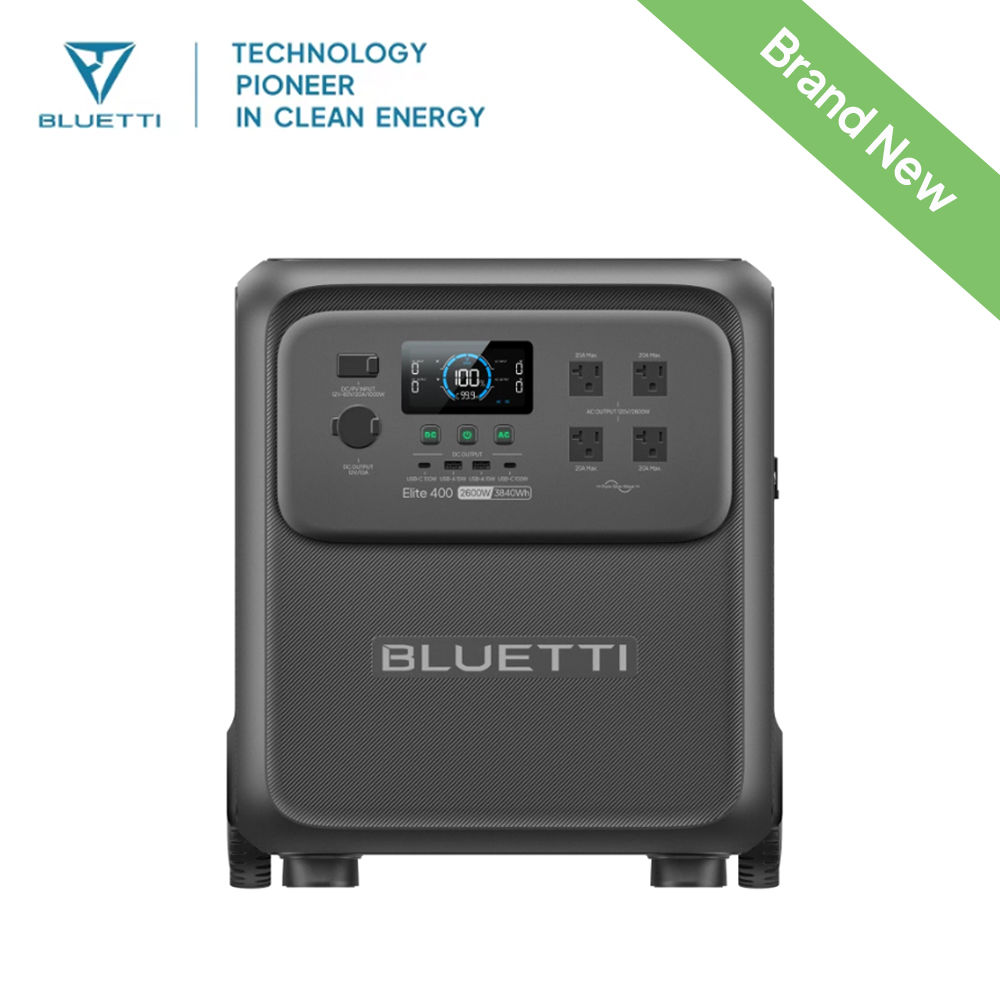 BLUETTI Elite 400 2600W 3840Wh - Outdoor Power Pack 评论和价格