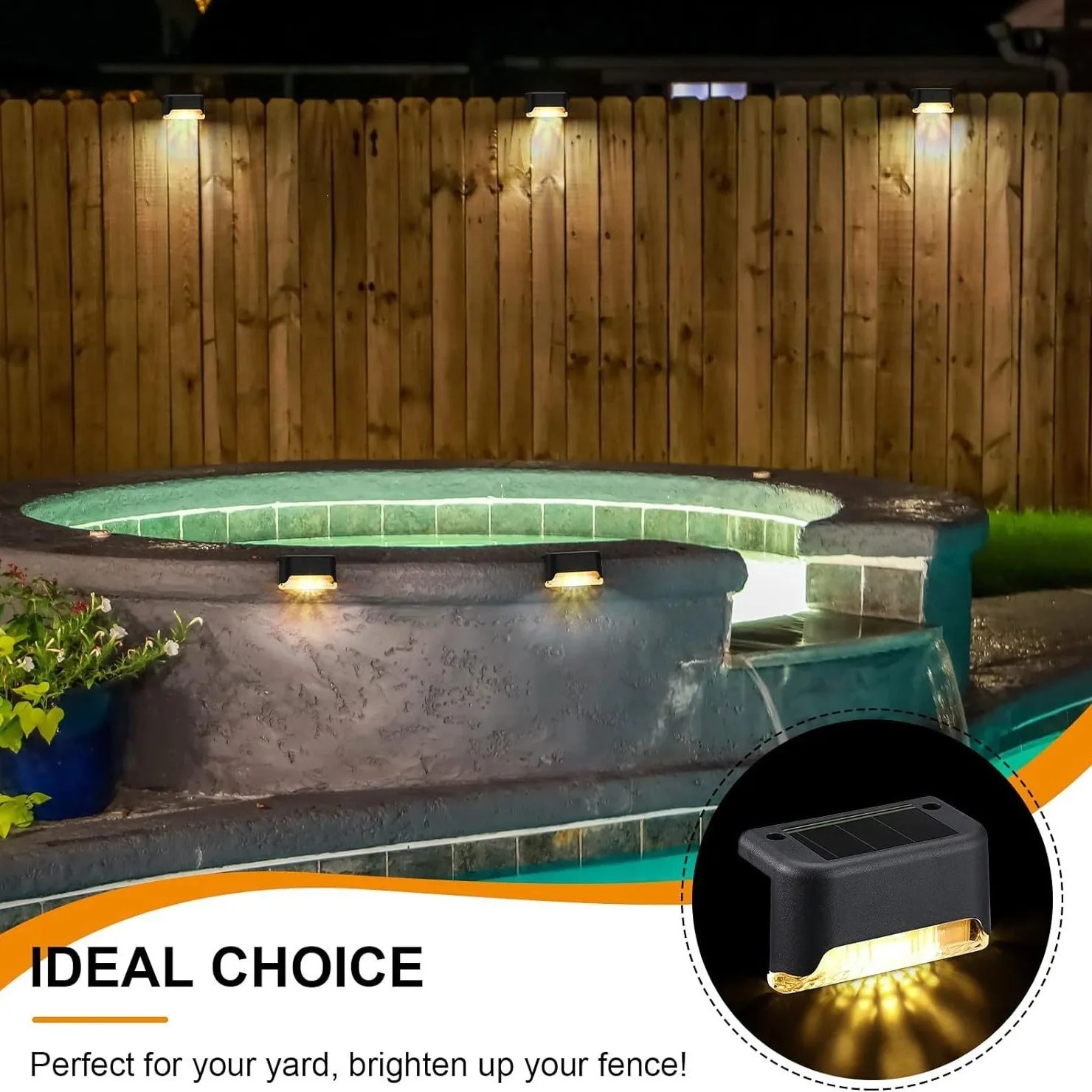 4-32 Pack Solar Step Lights LE - Outdoor Power Pack 评论和价格