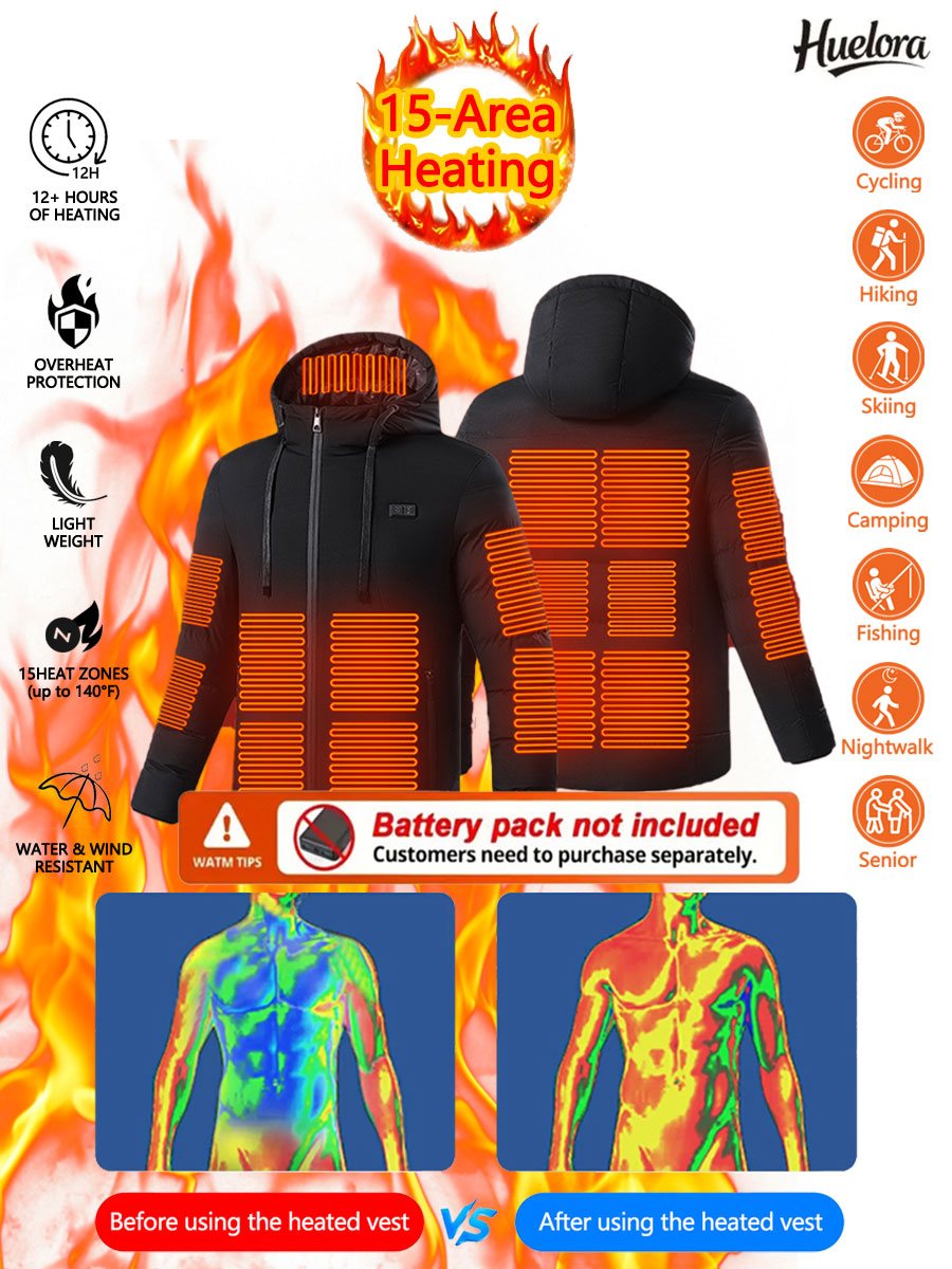 Huelora 11 Area Heated Jacket  - Outdoor Power Bank 评论和价格