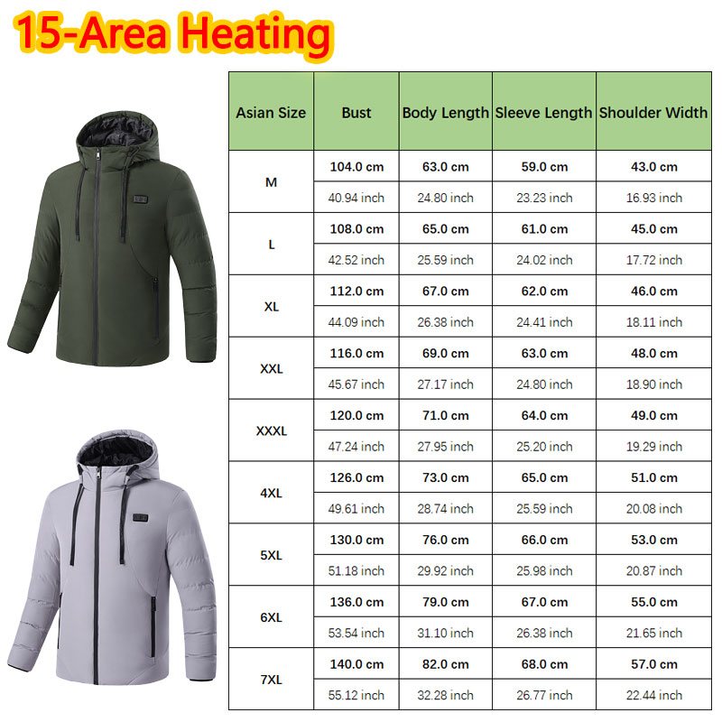 Huelora 11 Area Heated Jacket  - Outdoor Power Bank 评论和价格