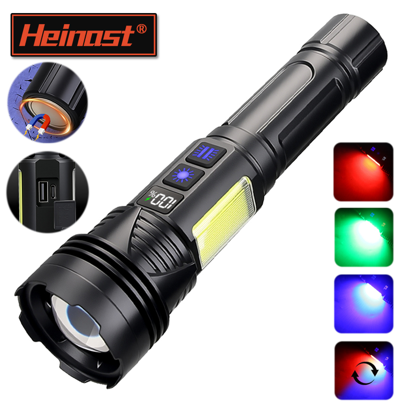 Powerful LED Handheld Flashlig - Outdoor Power Bank 评论和价格